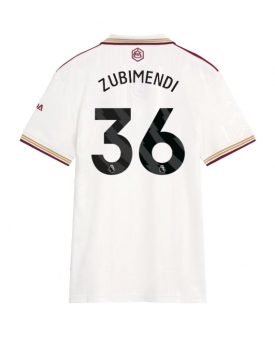 Billige Fotballdrakt Arsenal Martin Zubimendi #36 Replika Tredjedrakt Dame 2025-26 Kortermet